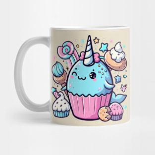 Muffin-Loving Narwhal Mug